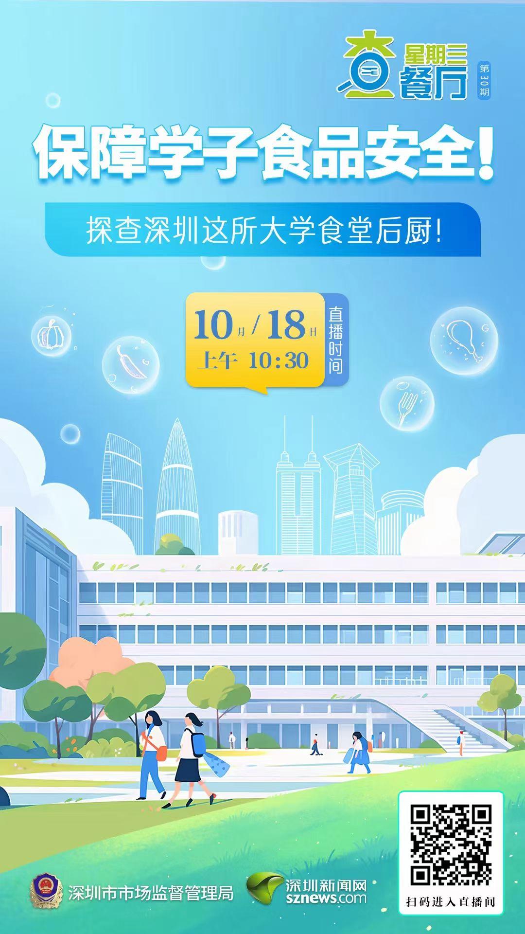 保障学子食品安全！探查深圳这所大学食堂后厨！